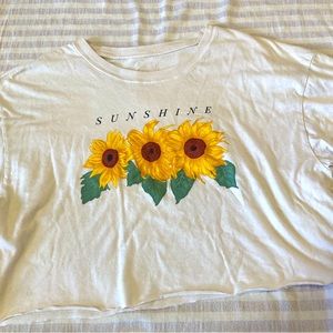 CUTE SUNFLOWER 🌻 CROP TOP